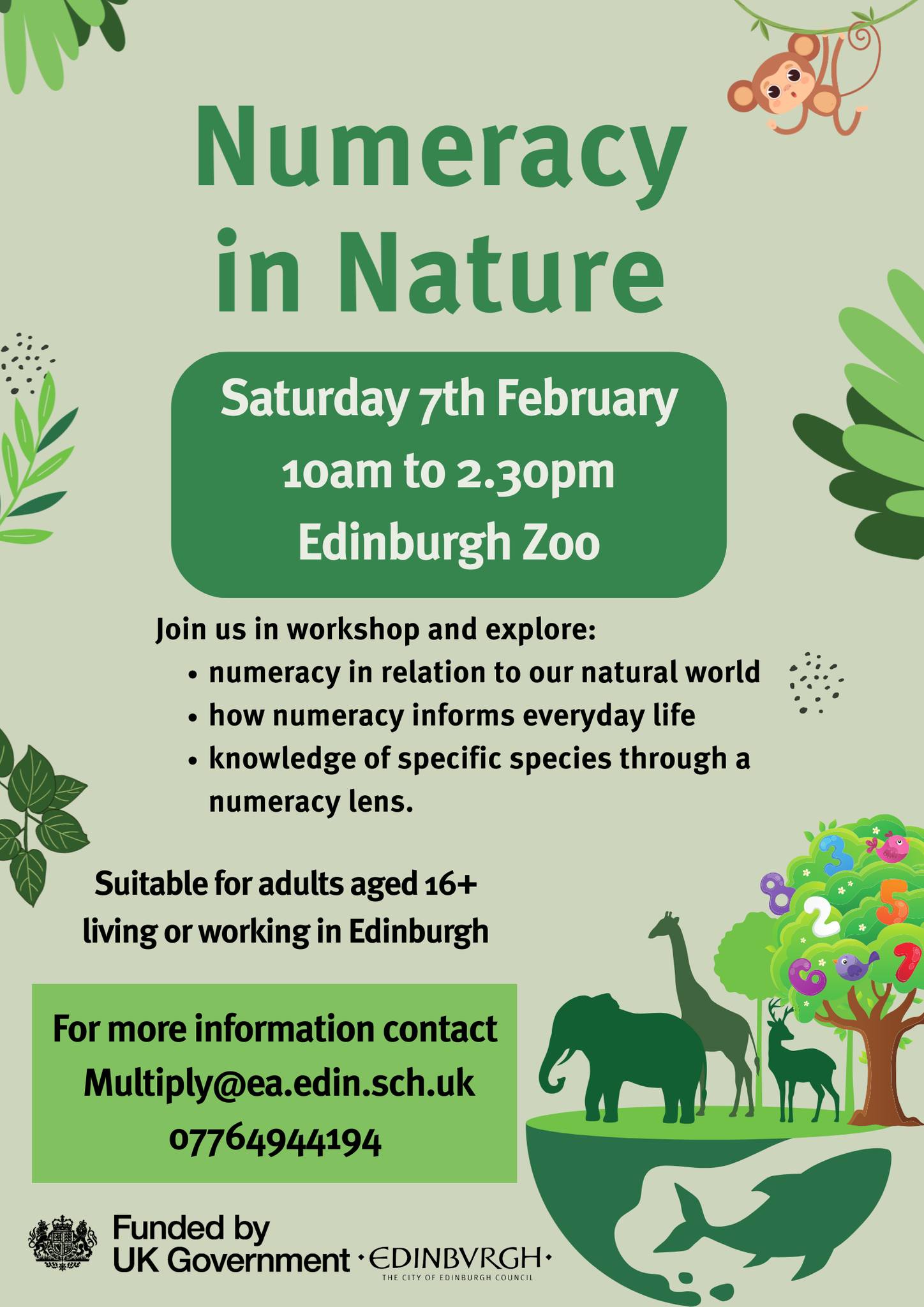 numeracy in nature at sighthill library