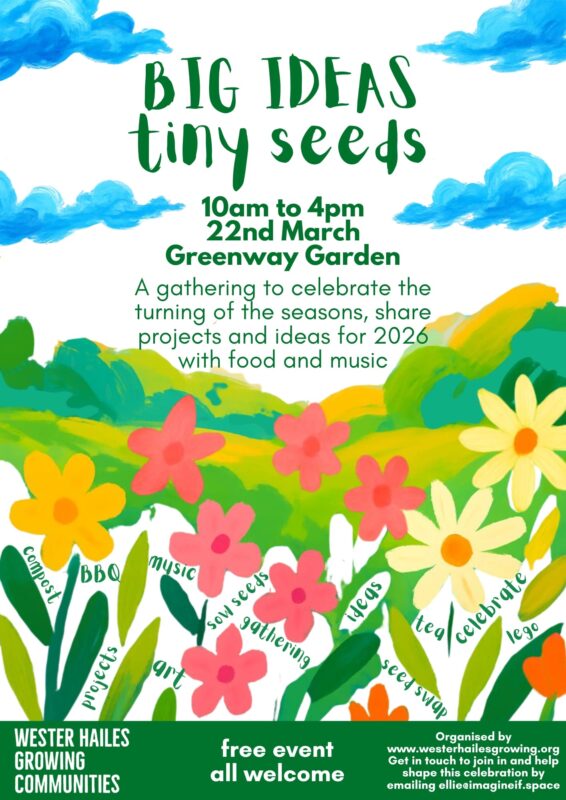 Big Ideas Tiny Seeds at the Greenway Garden