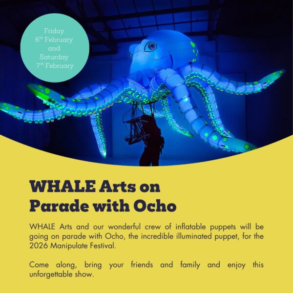 WHALE Arts on parade with Ocho