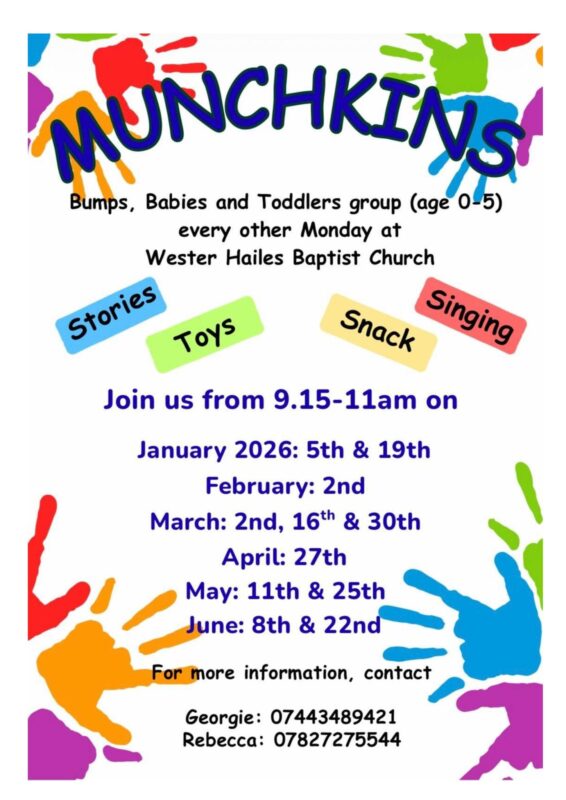 wester hailes baptist church munchkins