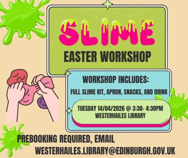 Library Easter slime workshop