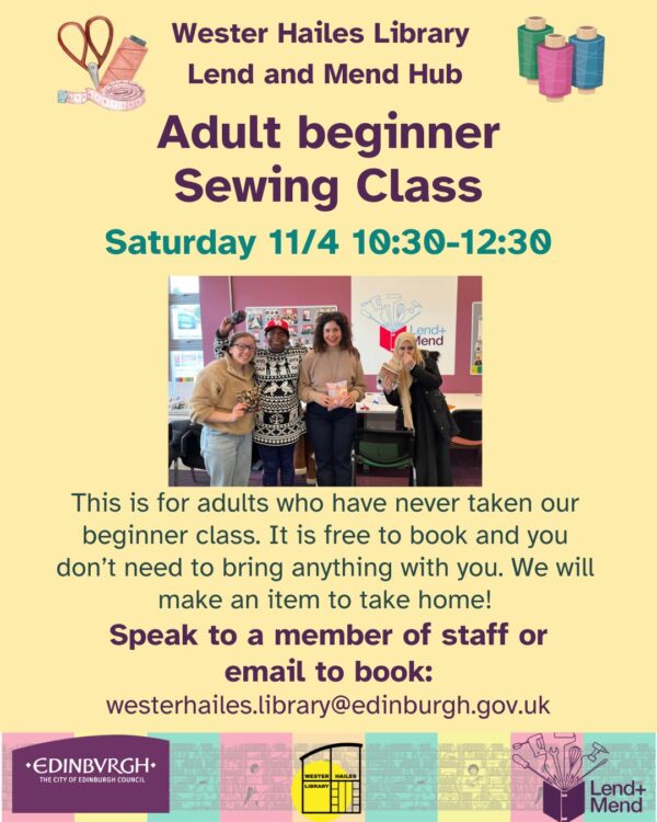 adult beginner sewing class