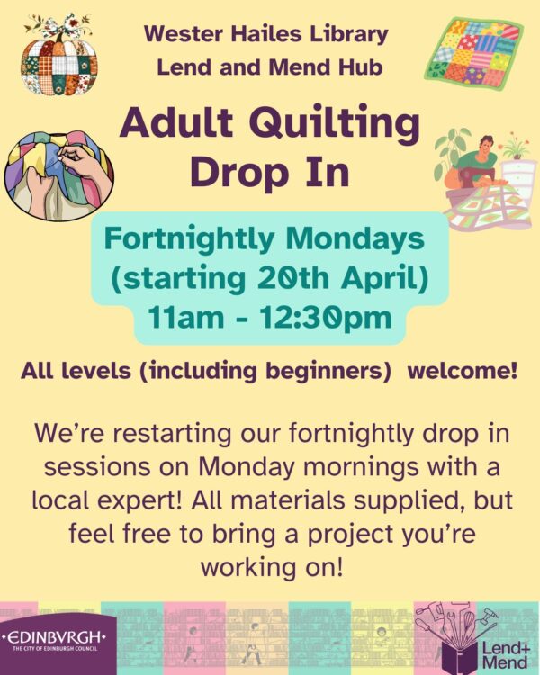 Adult quilting drop-in
