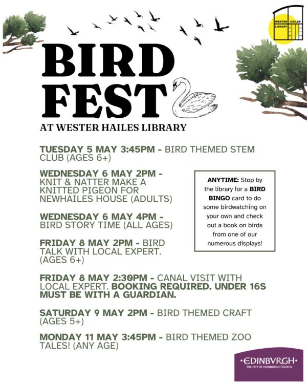 Bird Fest week of bird activities
