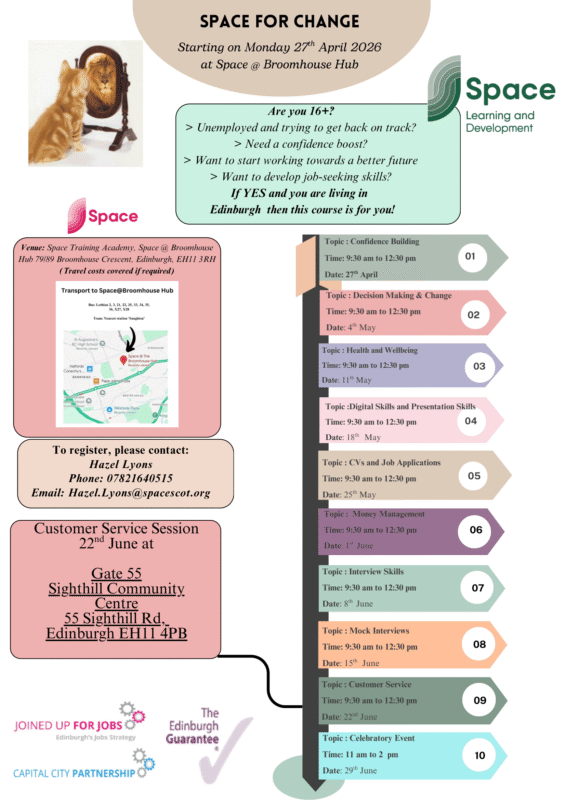 Space for Change training course featured image