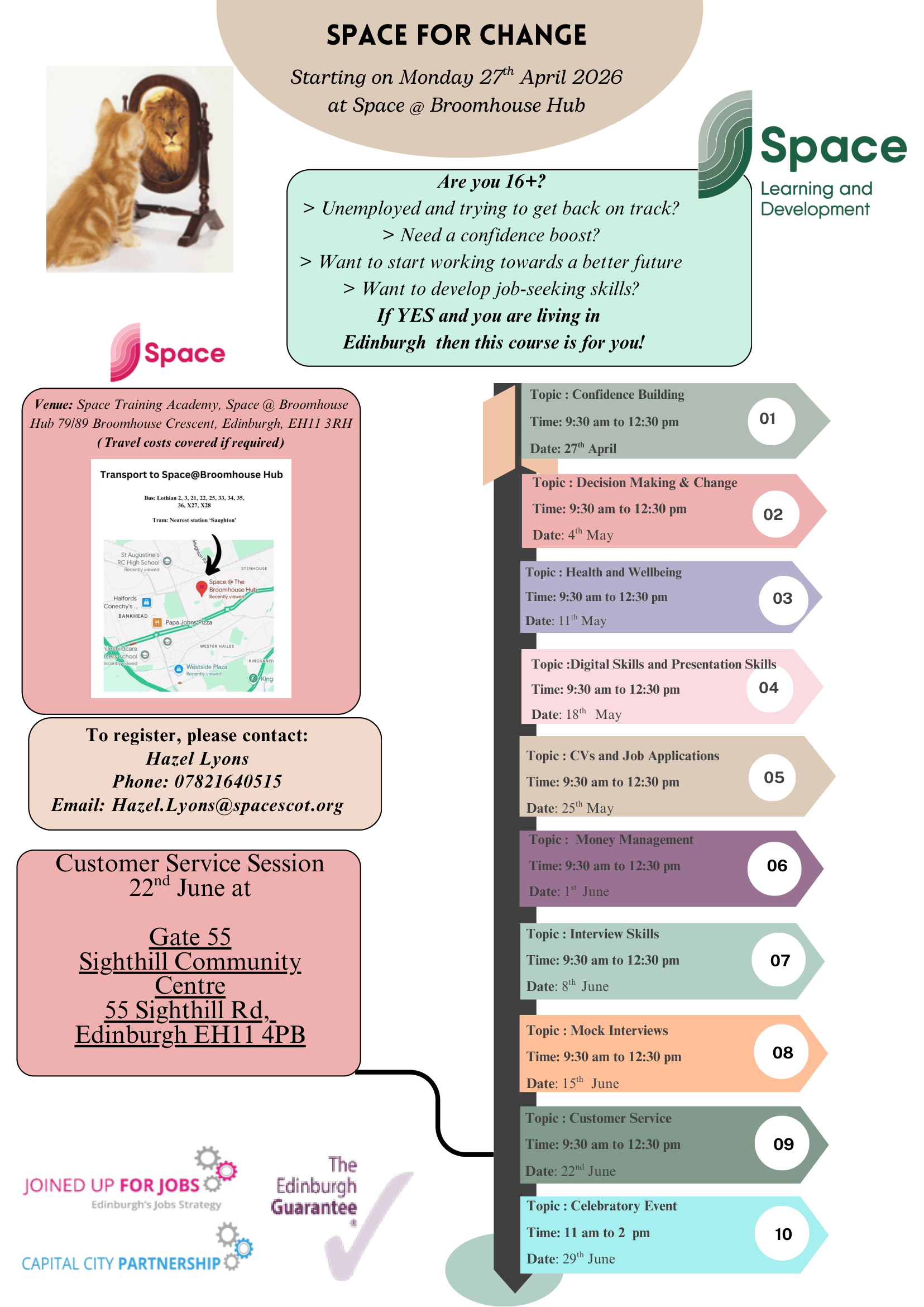 Space for Change training course featured image