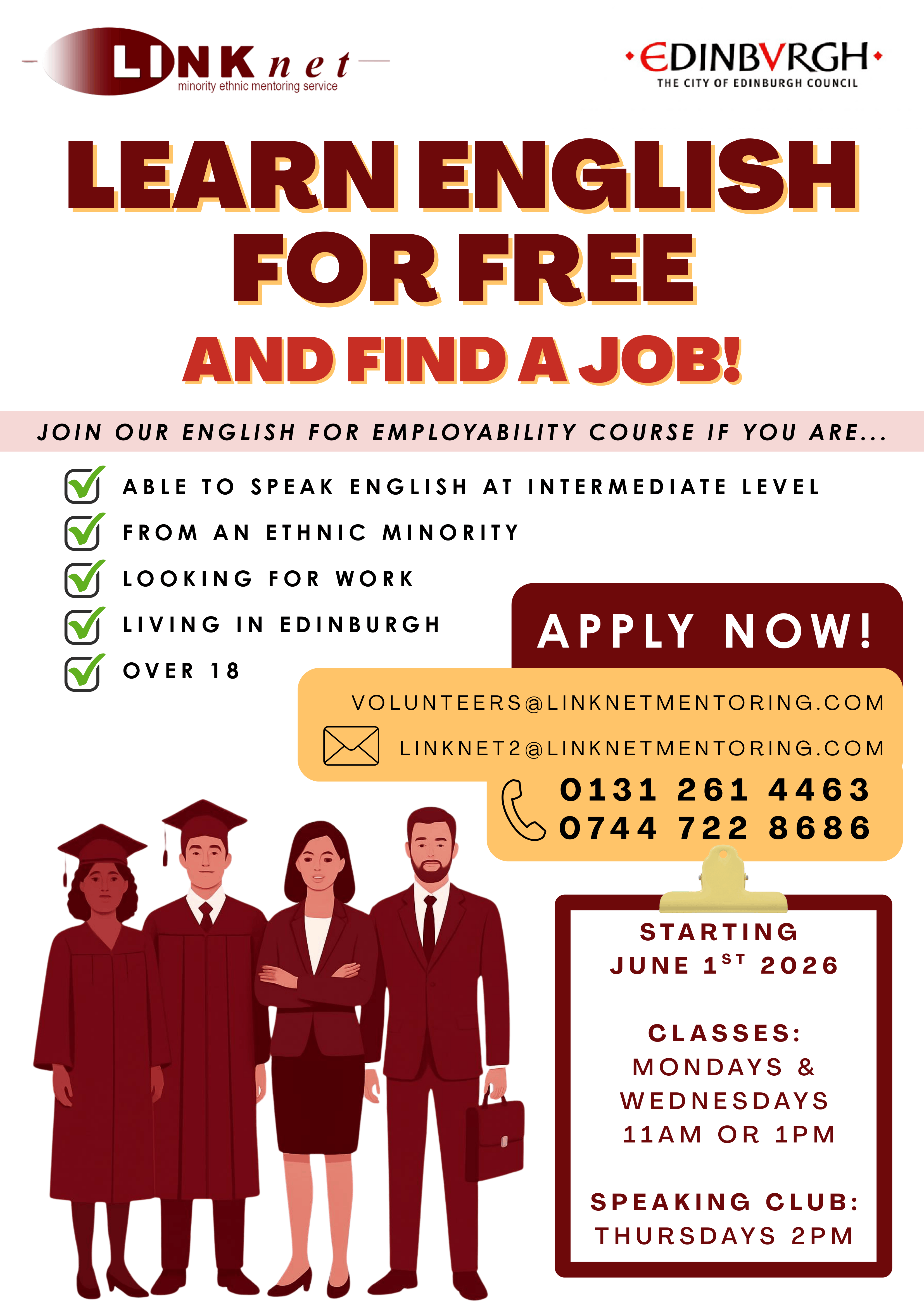 English Language course from LinkNet