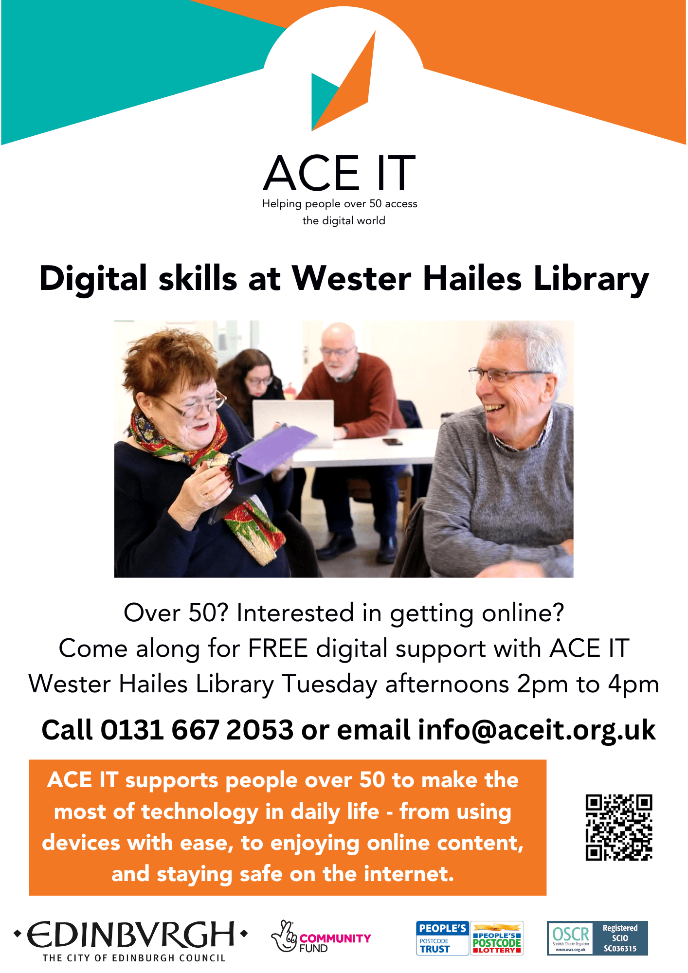 ACE IT Digital Sessions at Wester Hailes Library