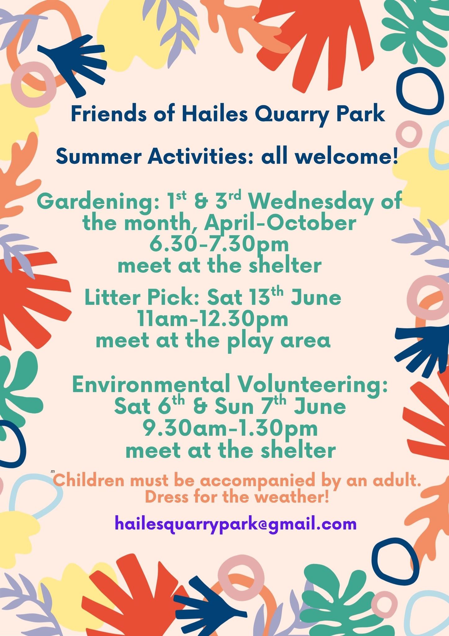 Summer Activities at Hailes Quarry Park
