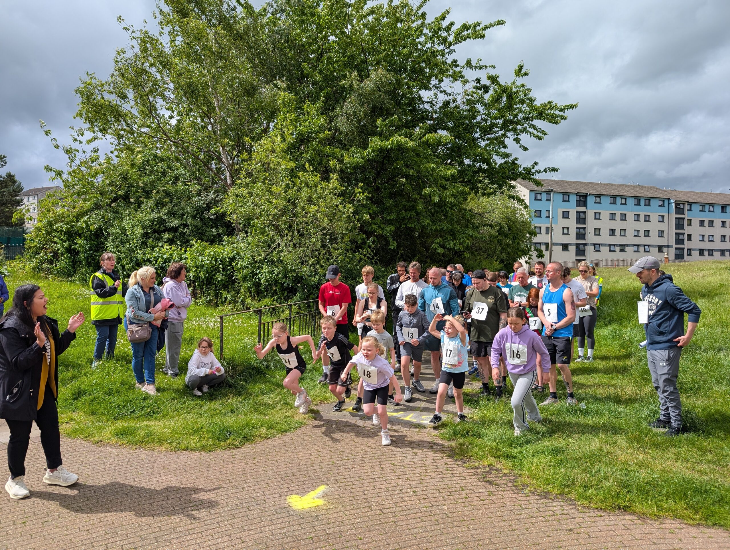 Wester Hailes Fun Run 2026 Race starting Featured Image