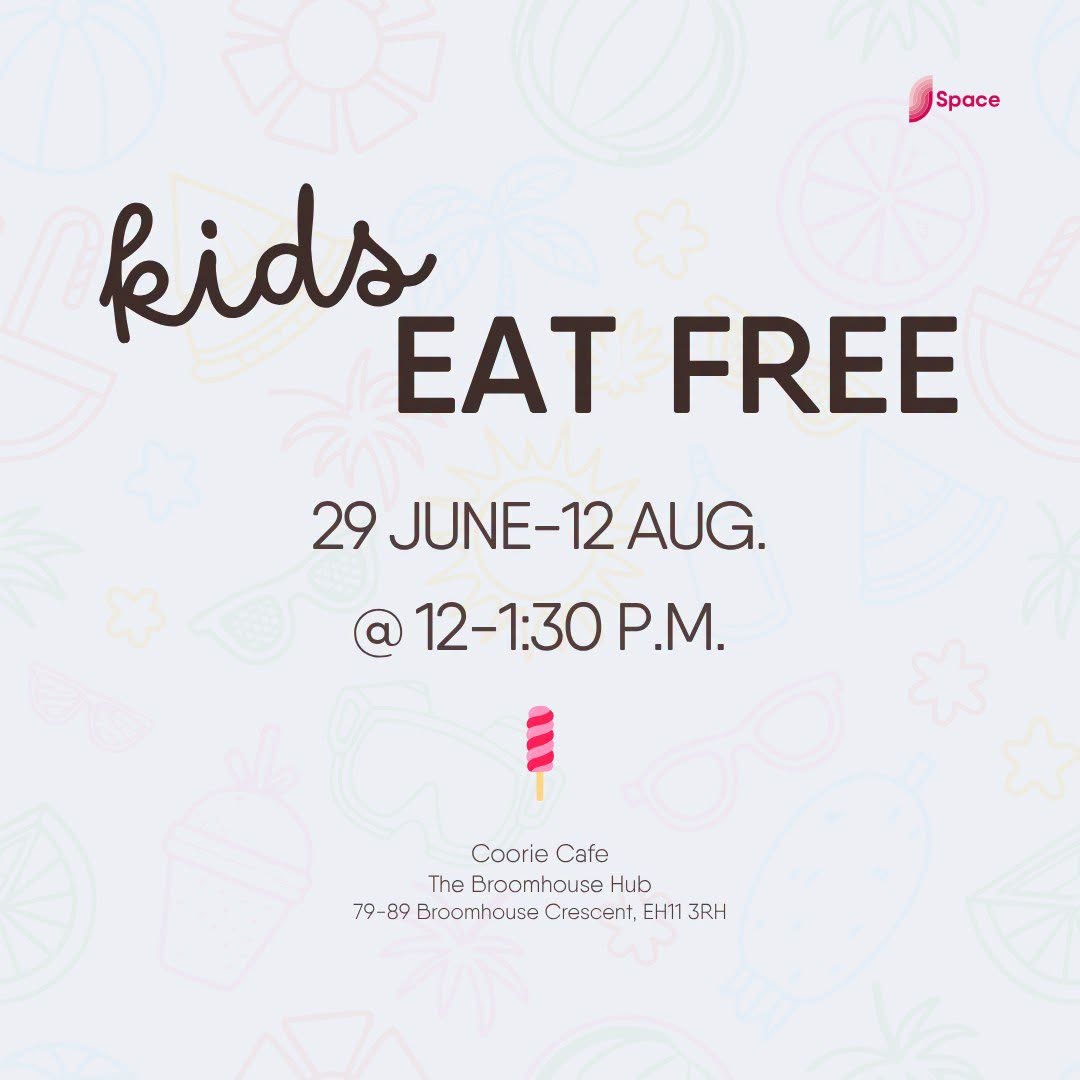 summer kids eat free at coorie cafe