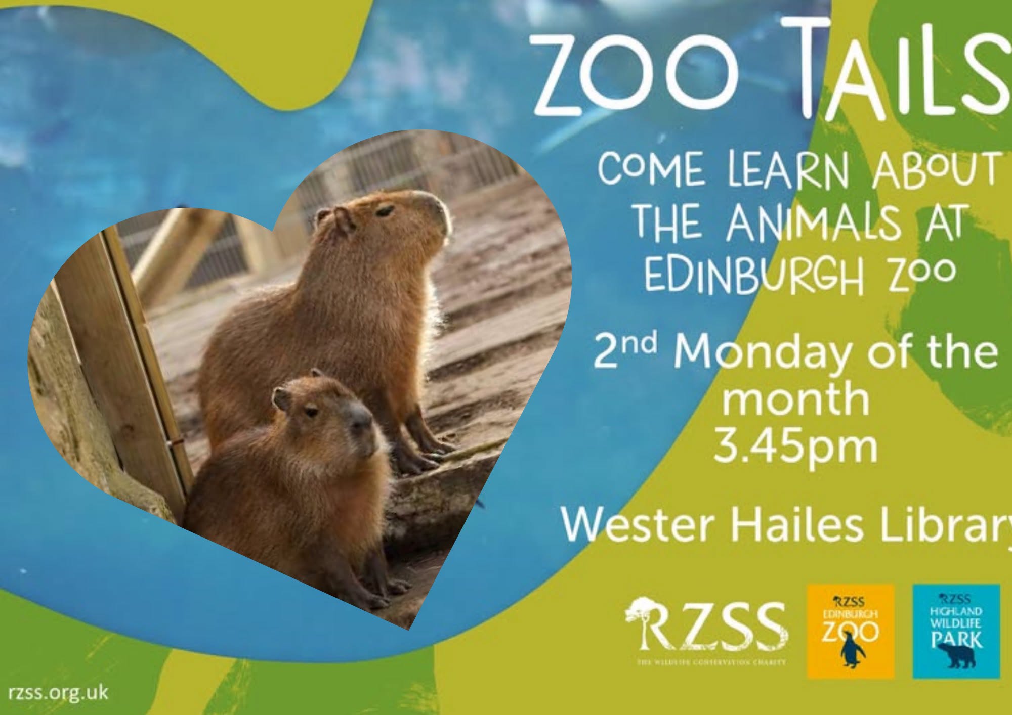 Zoo tails wester hailes library july