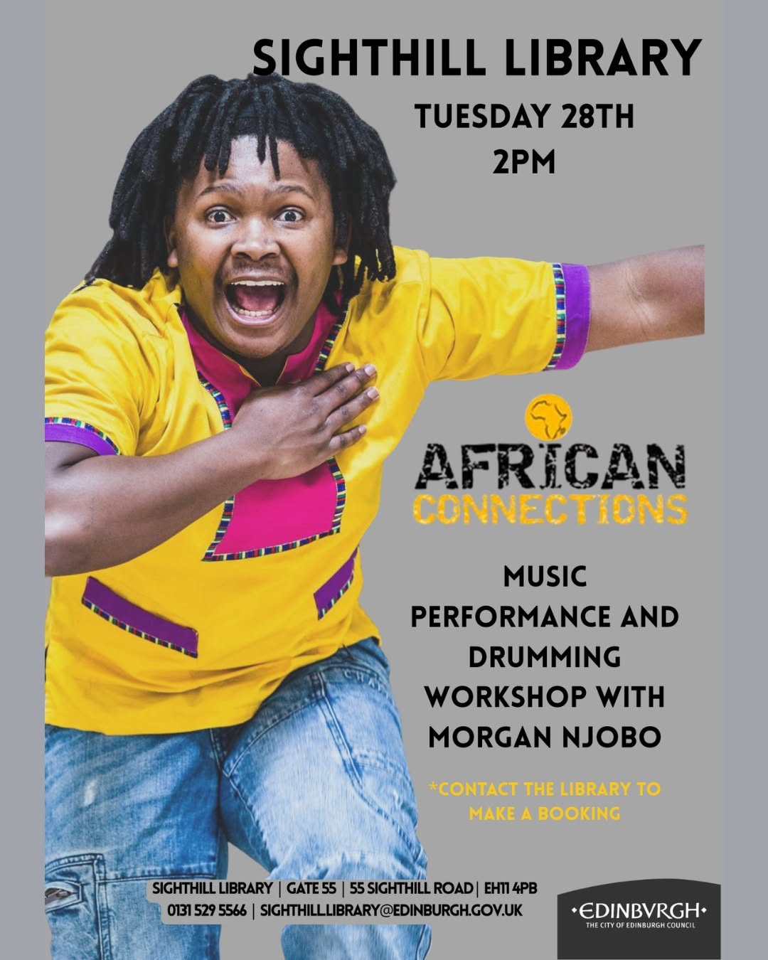 african connections sighthill library