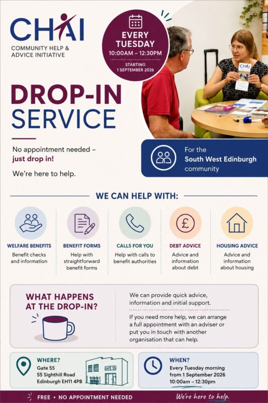 CHAI drop-in service
