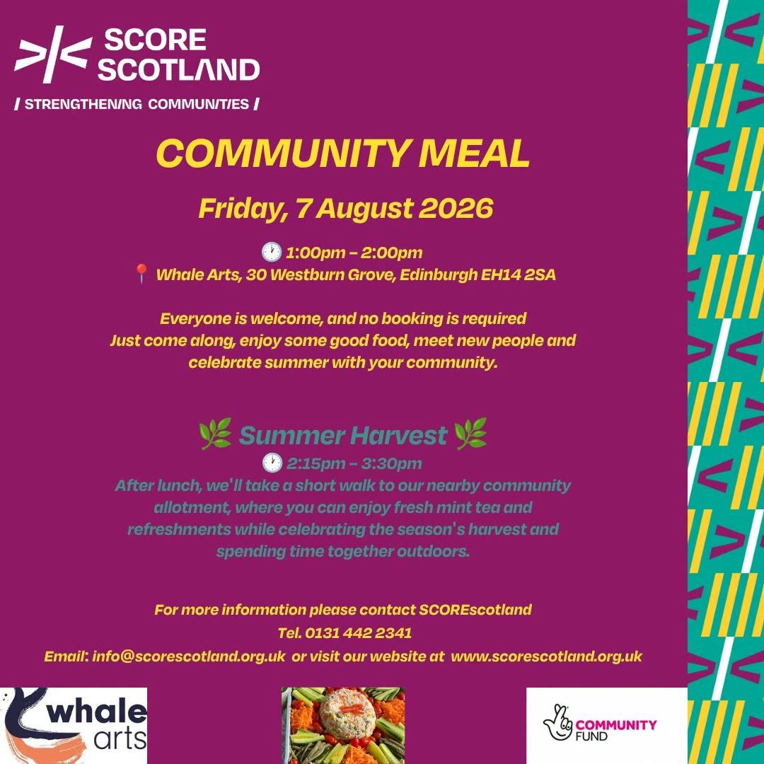 SCOREscotland Summer Harvest Community Meal