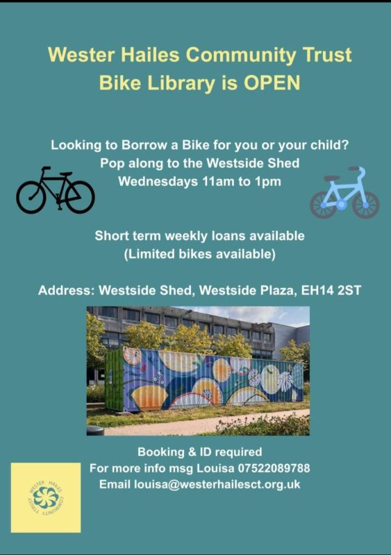 wester hailes community trust bike library