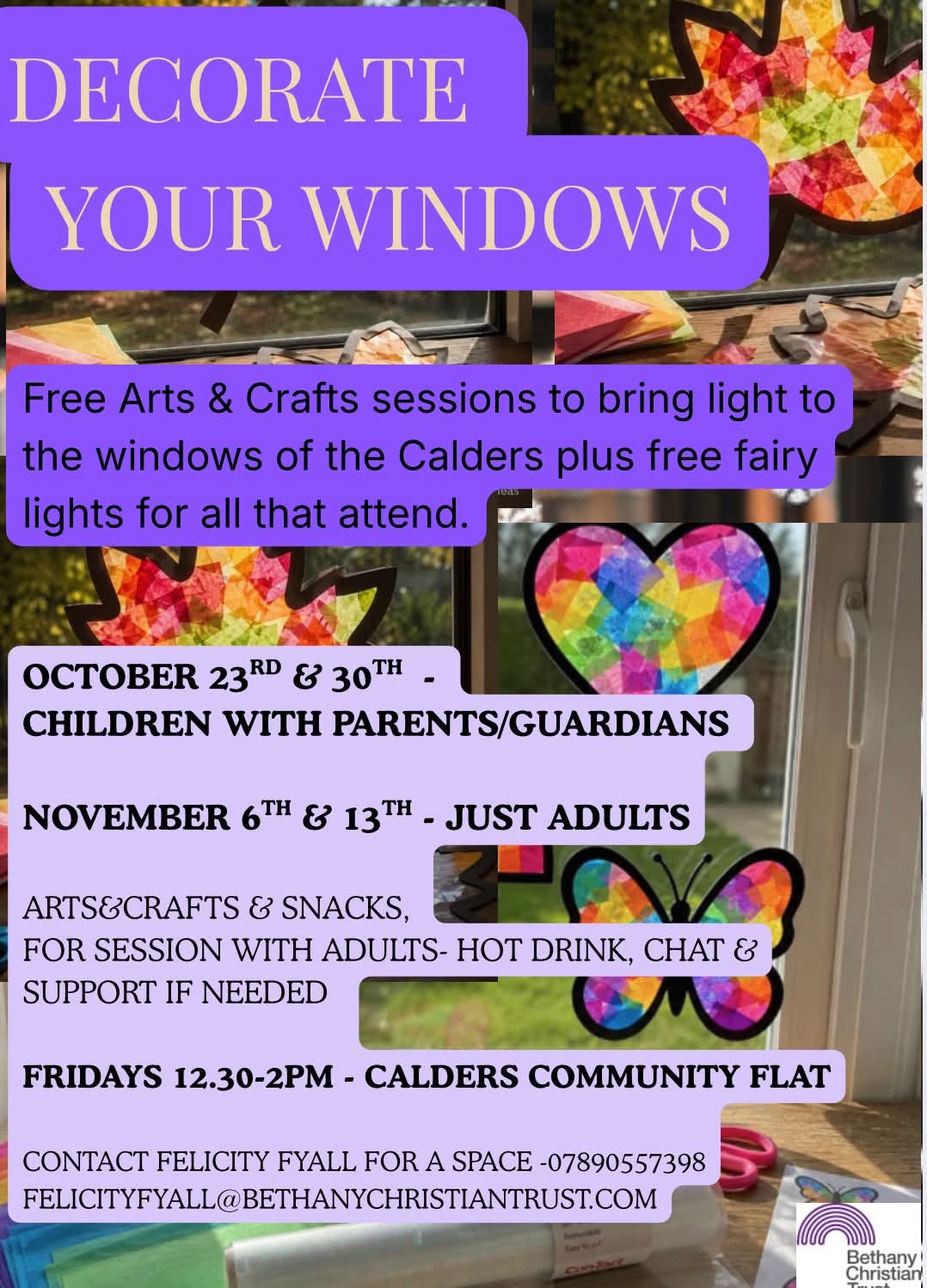 Calders decorate your windows
