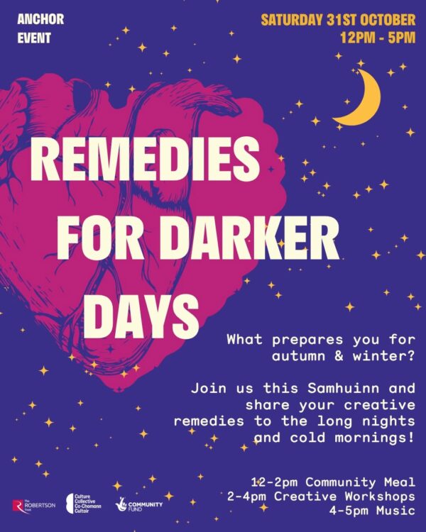 Remedies for Darker Days Anchor Event