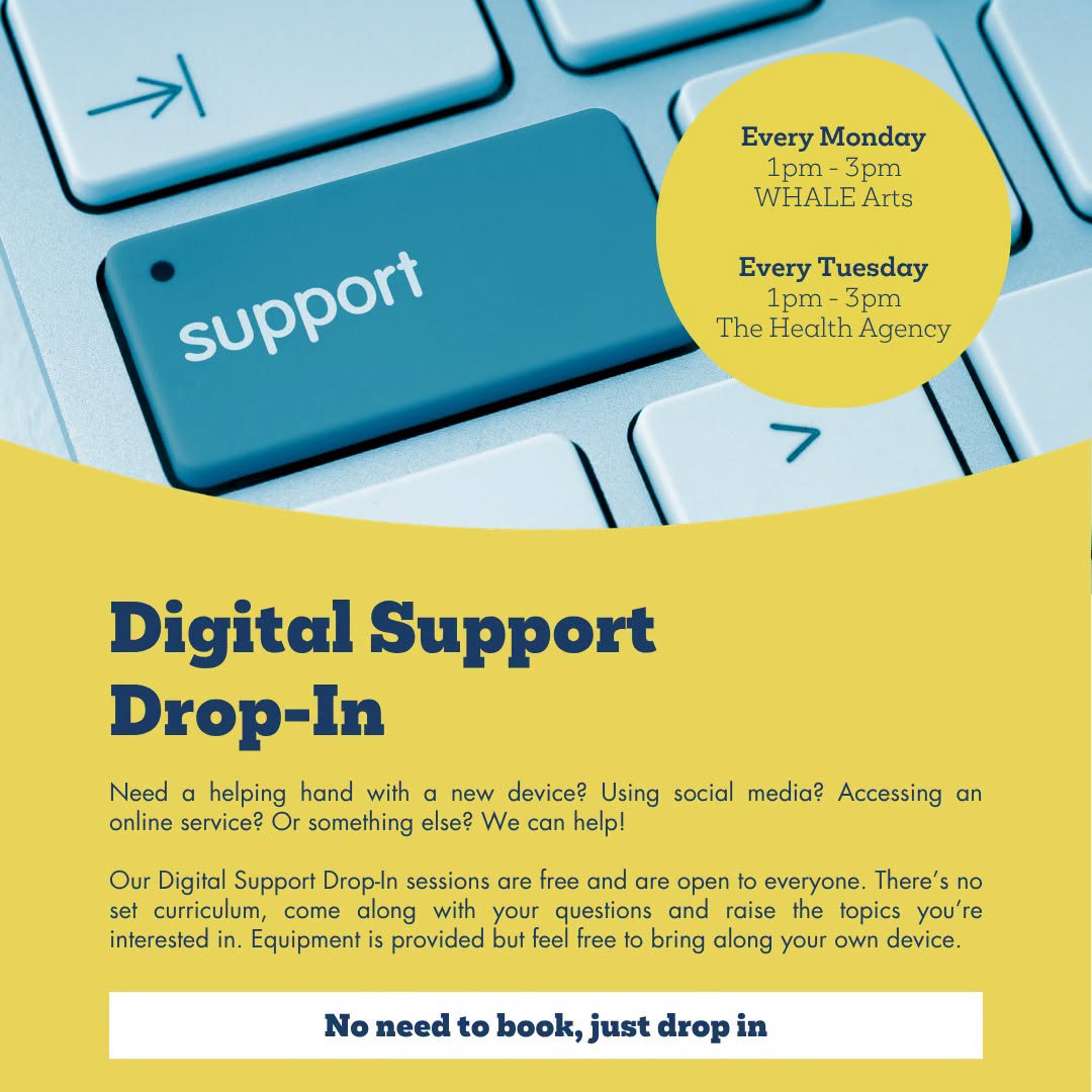 WHALE Arts Digital Support Drop-in